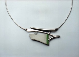 Daily Meal
Pendant Sterling Silver, Ceramic shard.